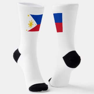 Philippines flag socks