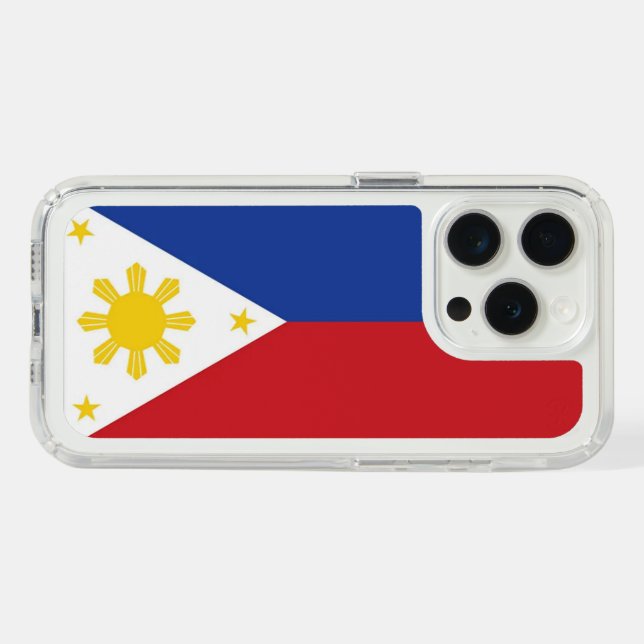 Philippines flag speck iPhone case (Horz (White Titanium))
