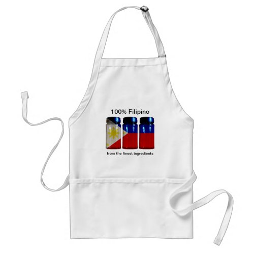 Philippines Flag Spice Jars Apron