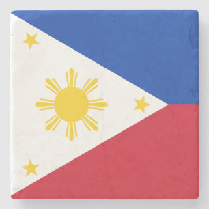 Philippines Flag Stone Coaster