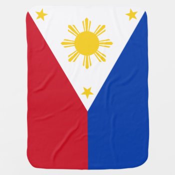 Philippines Flag Swaddle Blanket by BeetifulWorld at Zazzle