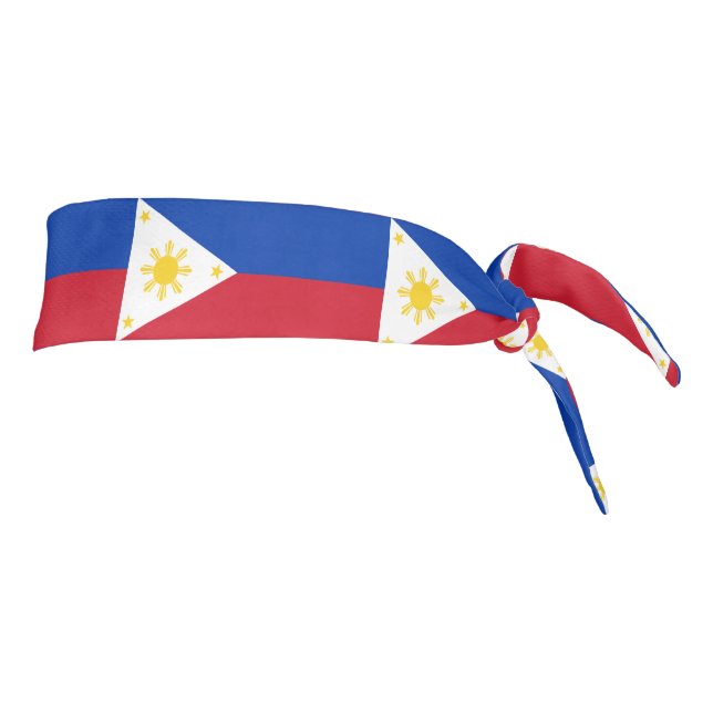 Philippines Flag Tie Headband (Rotate 90)