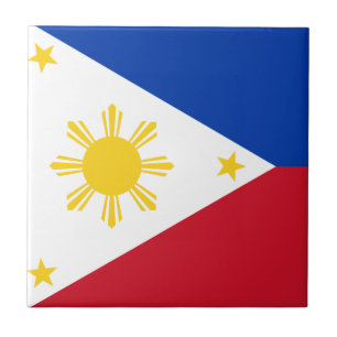 Philippines Flag Tile