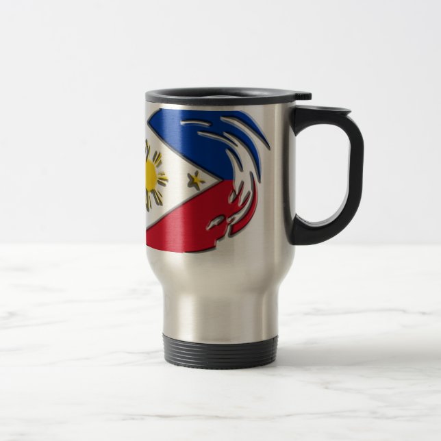 Philippines FLag Travel Mug (Right)