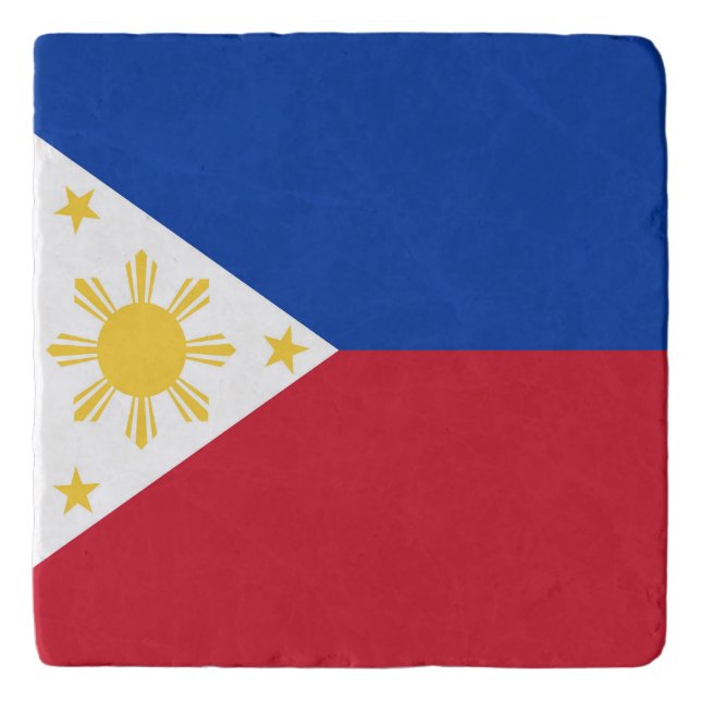 Philippines flag trivet (Front)