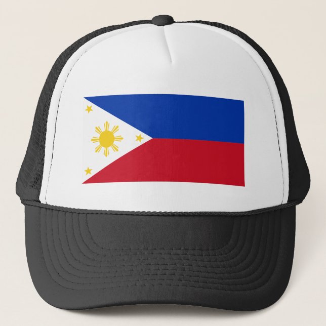 Philippines Flag Trucker Hat (Front)