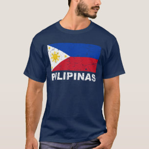 Philippines Flag Vintage T-Shirt