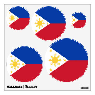 Philippines flag wall decal