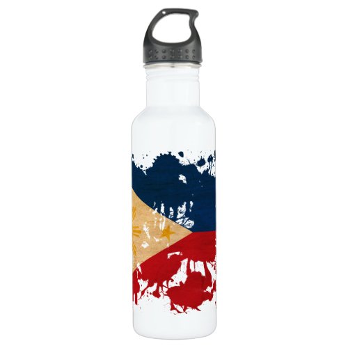 Philippines Flag Water Bottle