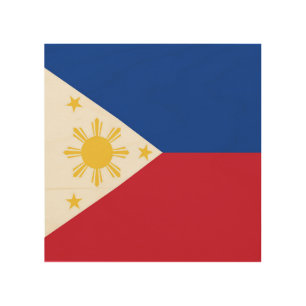 Philippines flag wood wall art