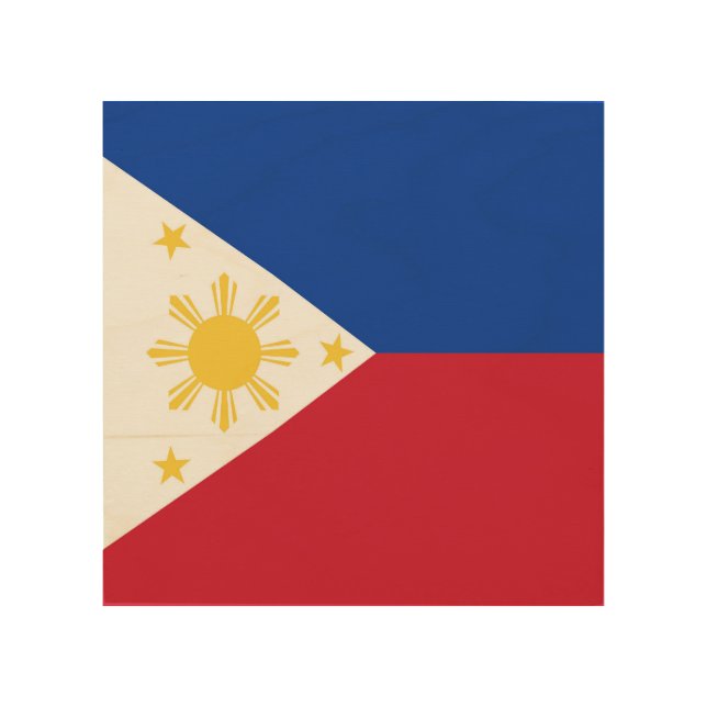 Philippines flag wood wall art (Front)