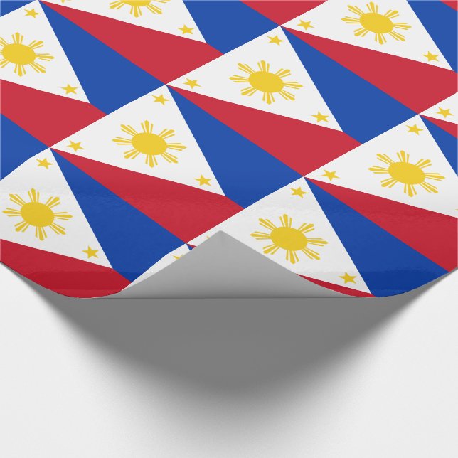 Philippines Flag Wrapping Paper (Corner)