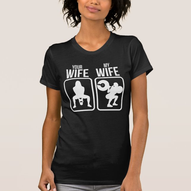 Philippines Girl Husband Filipina Wife Gym Workout T-Shirt (Front)