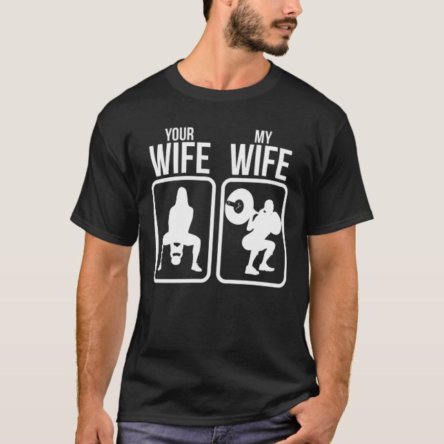 Philippines Girl Husband Filipina Wife Gym Workout T-Shirt (Front)