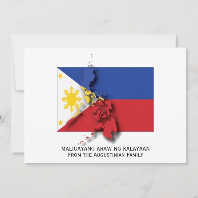 Philippines HAPPY INDEPENDENCE DAY Holiday Card (Front)