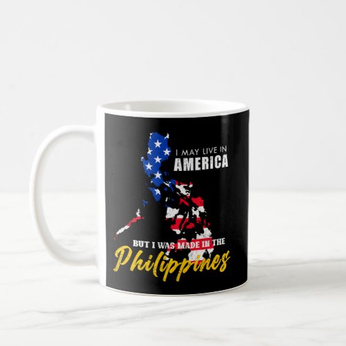 Philippines Heritage American Filipino Usa Flag Ph Coffee Mug