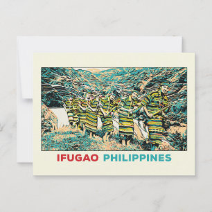 Philippines, Ifugao people Cordillera Central Postcard