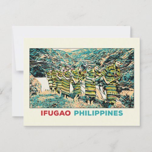 Philippines Ifugao people Cordillera Central Postcard
