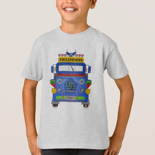 Philippines Jeepney  Playful and Colorful T_Shirt