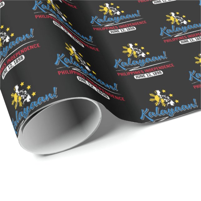 Philippines Kalayaan Independence Day Wrapping Paper (Roll Corner)