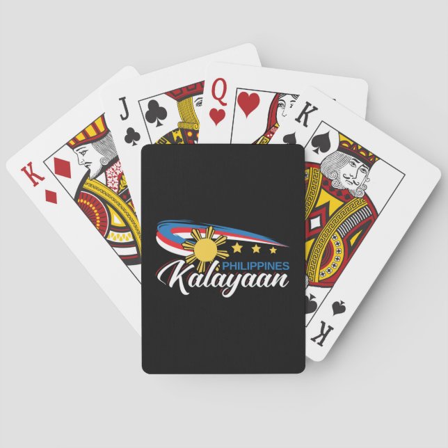 Philippines Kalayaan Independence Holiday Poker Cards (Back)
