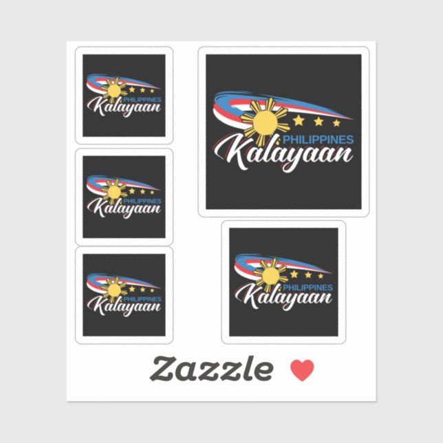 Philippines Kalayaan Independence Holiday Sticker (Sheet)