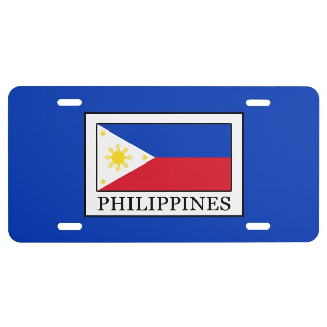 Philippines License Plate (Front)