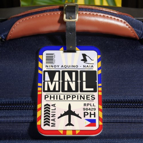 Philippines Manila Luggage Tag
