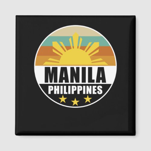 Philippines Manila Proud Filipino Love Pinoy Magnet