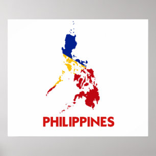 PHILIPPINES MAP POSTER