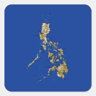 Philippines Map Sticker