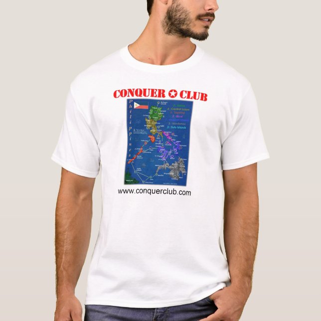 Philippines Map T-Shirt (Front)