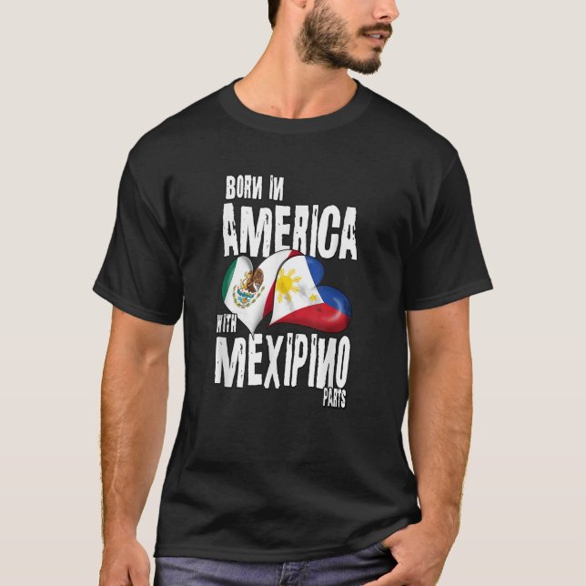 Philippines Mexico Filipino Pride Proud Flag Mexip T-Shirt (Front)