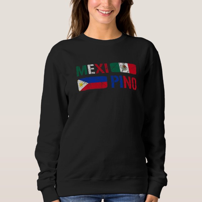 Philippines Mexico Filipino Proud Mexipino Mexican Sweatshirt (Front)
