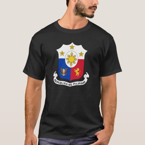 Philippines Official Coat Of Arms Heraldry Symbol T_Shirt