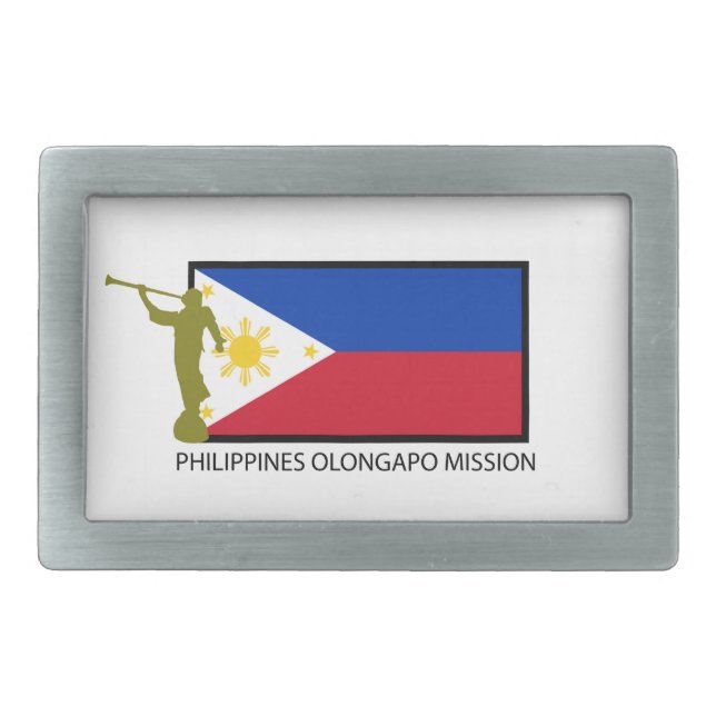 PHILIPPINES OLONGAPO MISSION LDS CTR BELT BUCKLE (Front)