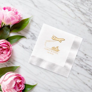 Philippines Passport Foil Napkins