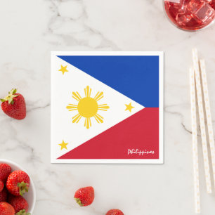 Philippines & Philippine Flag party fashion /sport Napkins