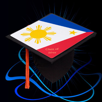 Philippines & Philippine Flag Students /university Graduation Cap Topper by FlagMyWorld at Zazzle