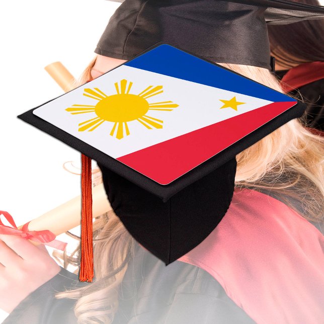 Philippines & Philippine Flag Students /University Graduation Cap Topper (Creator Uploaded)