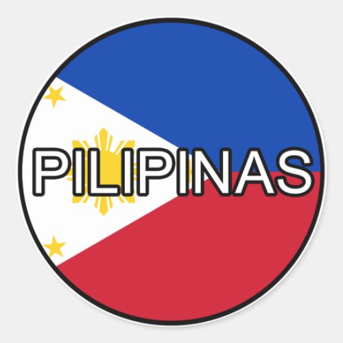 Philippines Pilipinas Euro Sticker