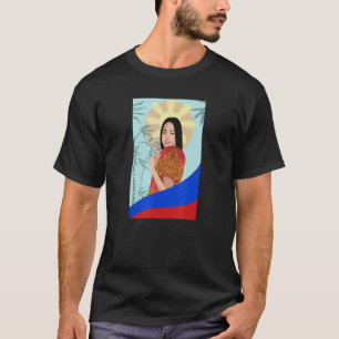 Philippines Pinay Filipina Filipiniana Proud Woman T-Shirt