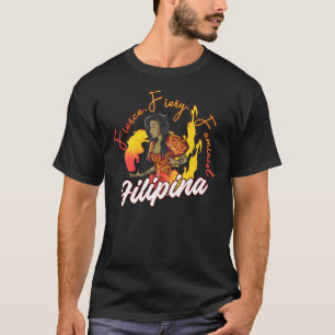 Philippines Pinay Filipina Pride Proud Flag Beauti T-Shirt