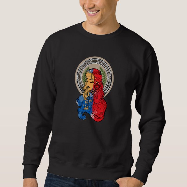 Philippines Pinay Filipina Pride Strong Proud Woma Sweatshirt (Front)