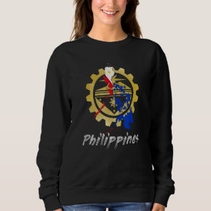 Philippines Pinay Filipino Pride Country Flag Isla Sweatshirt