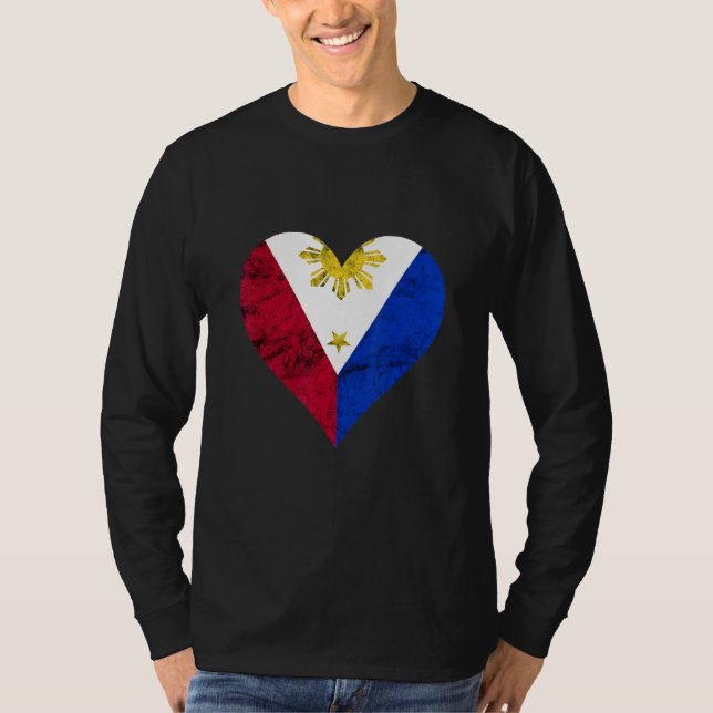 Philippines Pinoy Love Pride Filipino Philippine F T-Shirt (Front)
