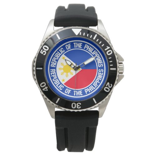 Philippines Round Emblem Watch