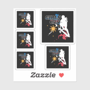 Philippines Skateboarding Girls Can Sticker