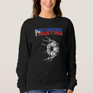 Philippines Soccer Ball In Net  Support Philippine Sweatshirt