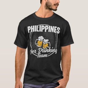 Philippines Squad Mexican Beer Drinking Team T-Shirt